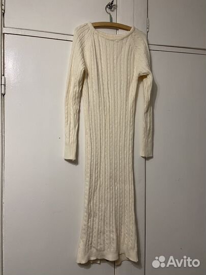 Платье вязаное женское