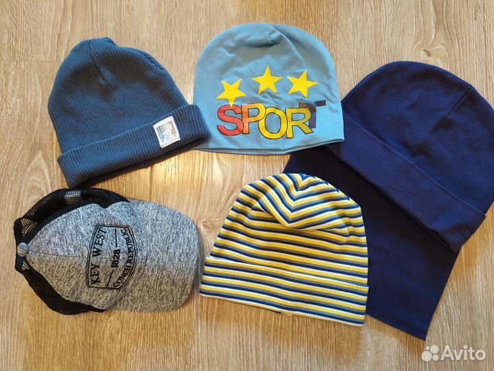 Шапки на мальчика 1-2.5года пакетом