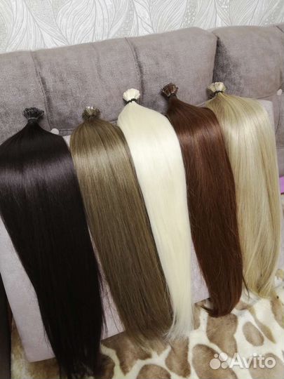 Волосы для наращивания. Биопротеиновые. 85 см