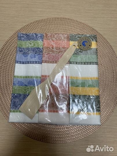 Набор кухонных полотенец изо льна