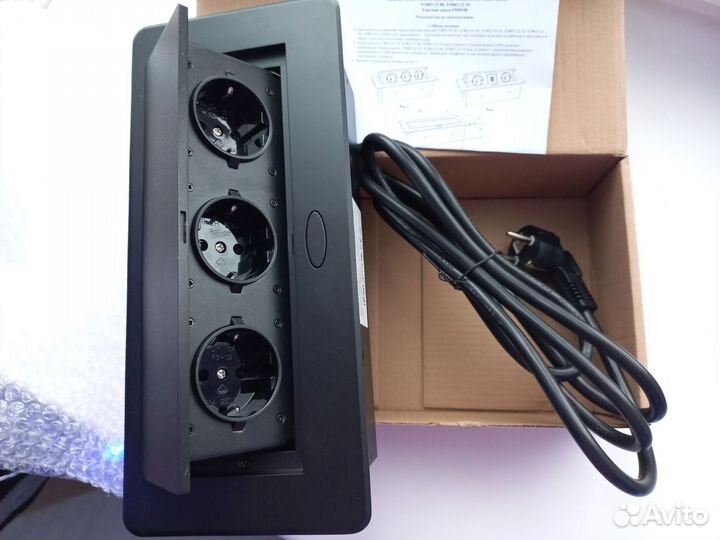 Inrior toro-03-20 Блок розеток выдвижной