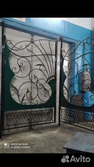 Ворота кованые