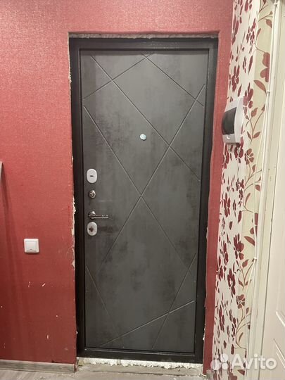 Дверь Marcus Мальта серебро Бетон темный