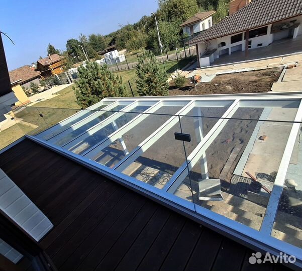 Стеклянные навесы