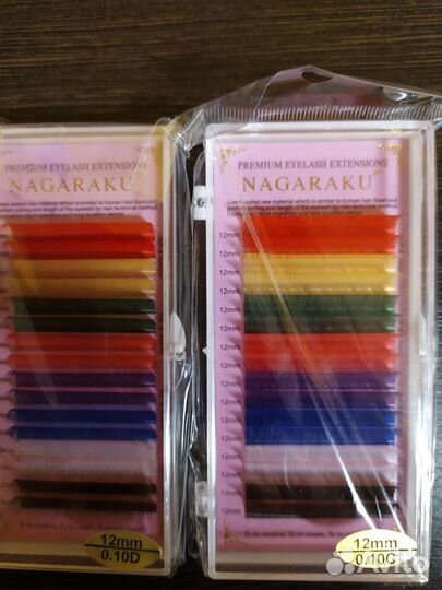 Ресницы для наращивания цветные