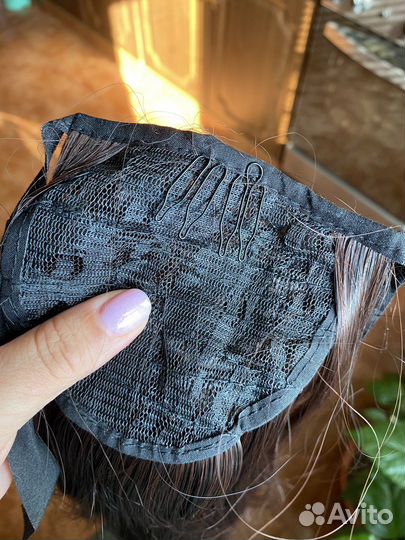 Накладной хвост шиньон на лентах