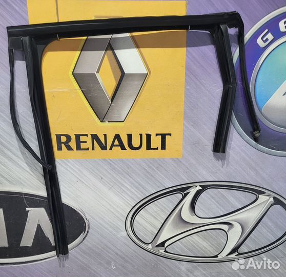 Уплотнитель зад проема стекла двери Renault scenic