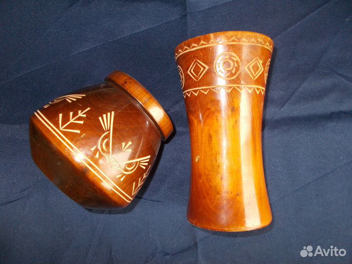 Деревянные вазы