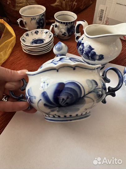 Чайный сервиз гжель