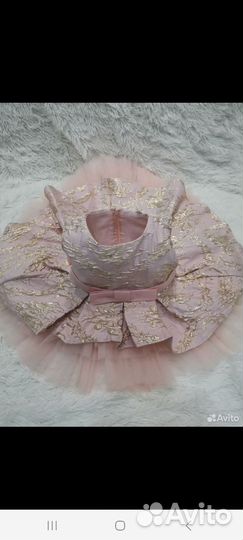 Платье для девочки 74-80