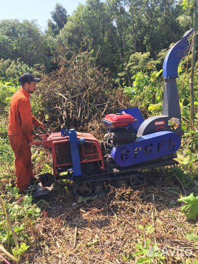 Измельчитель веток дробилка щепорез