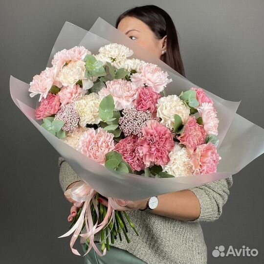 Букет из диантусов