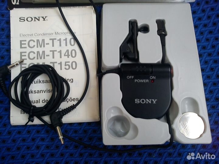 Петличный Микрофон Sony ECM-T140