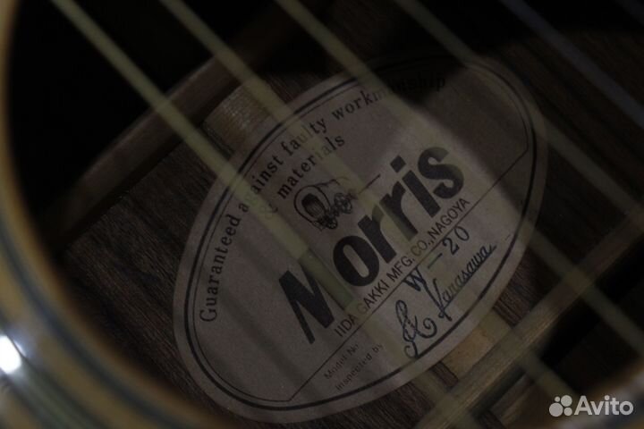 Акустическая гитара Morris W-20 Japan