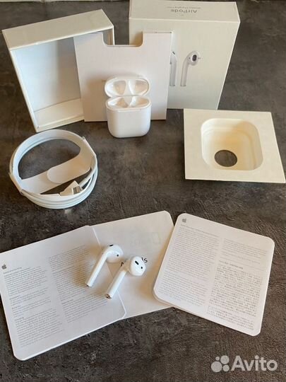 Беспроводные наушники apple airpods 2