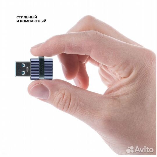 Адаптер Type-C - USB3.0 Deppa 73134 синий #380148