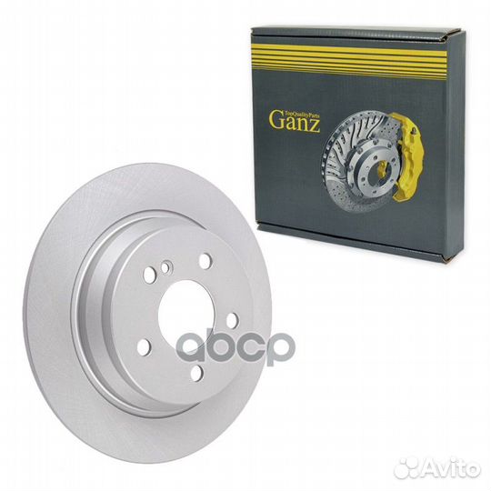 Диск тормозной задний с покрытием GIJ06153 ganz