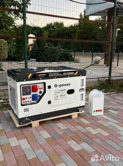 Генератор дизельный 14 kW G-power трехфазныйDG1700