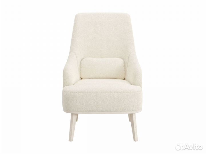 Кресло Лоренцо Крем, искусственный мех