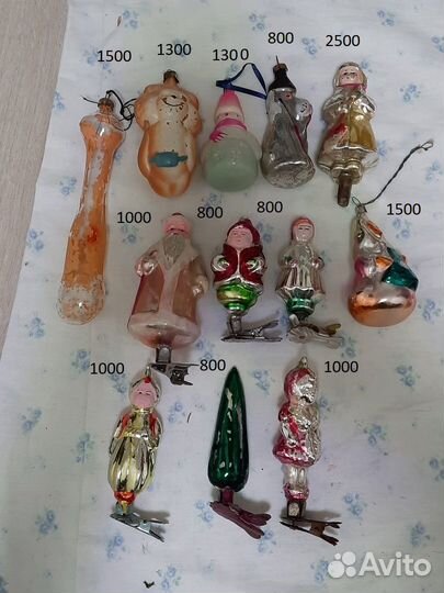 Нечастые Елочные игрушки СССР