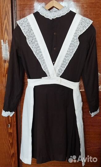 Школьная форма и белый фартук винтаж СССР