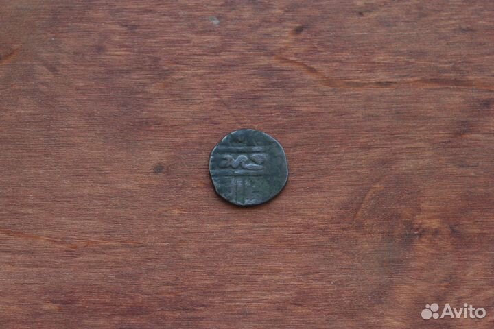 Монета Данг Дерхем Золотая орда в Твери