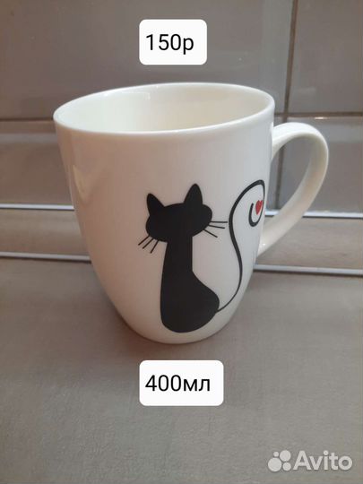 Коллекция кружек/чашек с котами