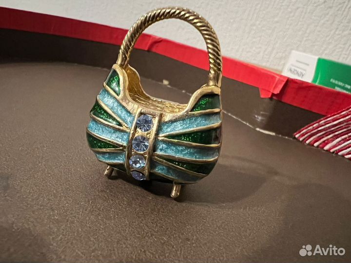 Украшение сумка подвеска/шарм/кольцо 750проба