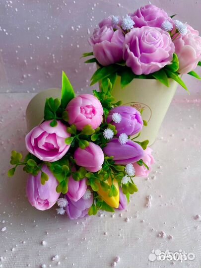 Мыло ручной работы букеты