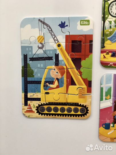 Магнитные пазлы детские