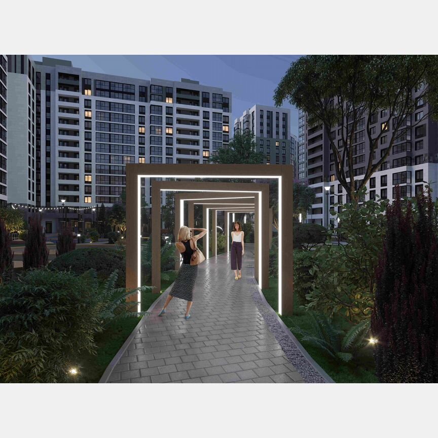 3-к. квартира, 95,2 м², 2/16 эт.