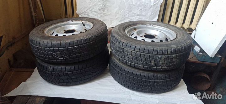 Колеса на Ниву в сборе с Кама-232 205/70 R15
