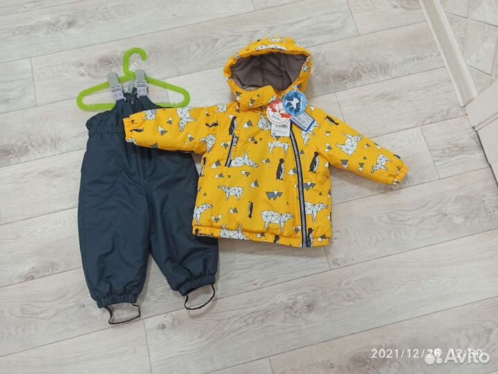 Новый зимний костюм Tokka tribe размер 80 +6