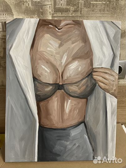 Интерьерная картина маслом 40х50