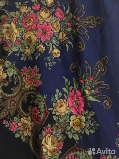 Платок шаль Павлопосадский