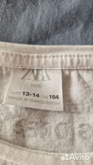 Лонгслив zara (Зара) для девочки 152, хлопок 100%