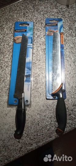 Кухонные ножи, ножи Fiskars, хлебный нож