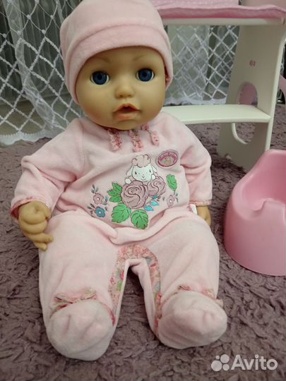 Кроватка, стульчик для кормления, бэби Анабель