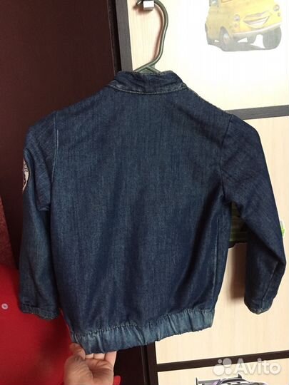 Джинсовая утеплённая куртка