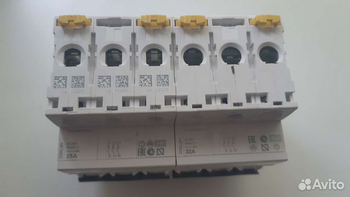 Автоматические выключатели Schneider Acti 9 3P