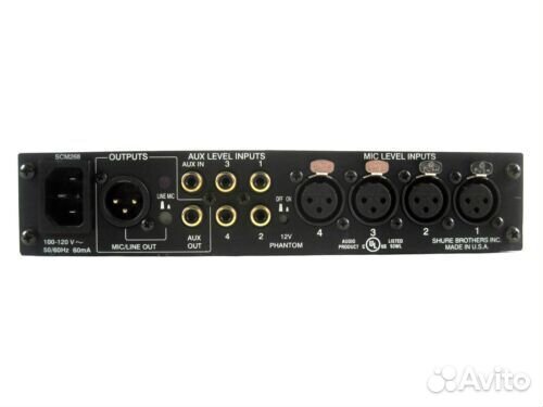 Предусилитель-микшер Shure SCM268 (USA)