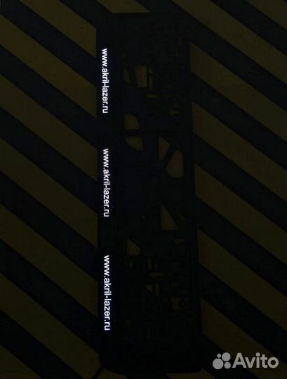 Номерная рамка с вашим логотипом