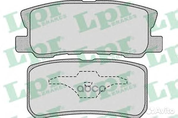 Колодки торм. дисковые 05p954 Lpr