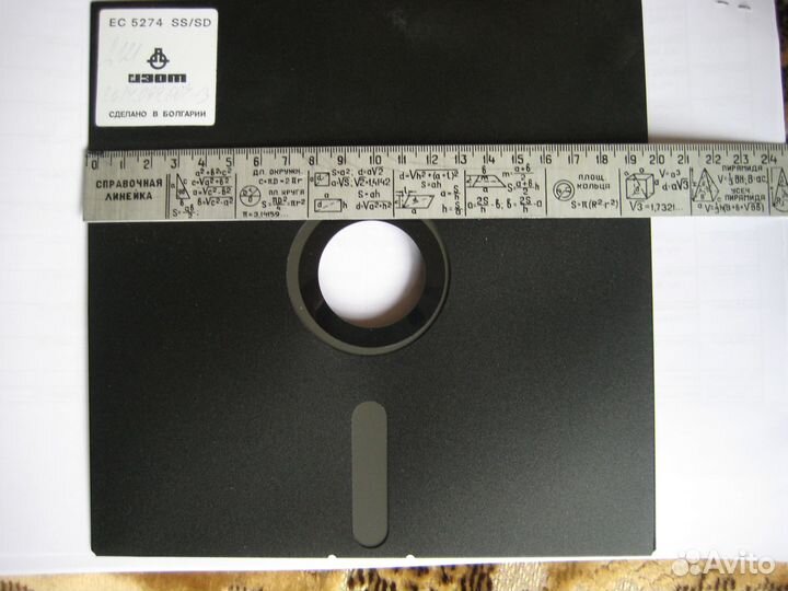 Гибкая дискета очень большая / конец 80-х