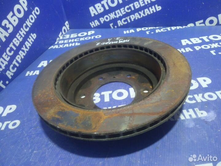 Задний тормозной диск Mitsubishi Pajero 3