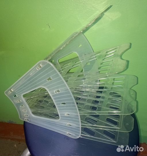 Лоток-органайзер для бумаг веерный на 4 отделения