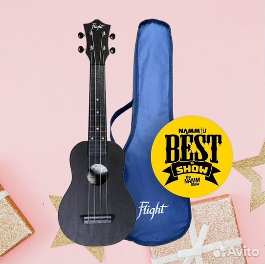 Flight TUS-35 BK/ Укулеле сопрано/ Новый