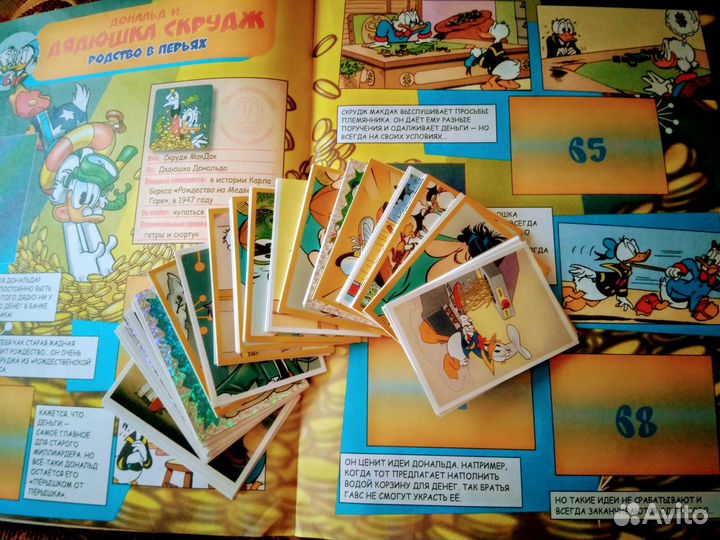 Panini Дональд Дак 85 лет. История в наклейках