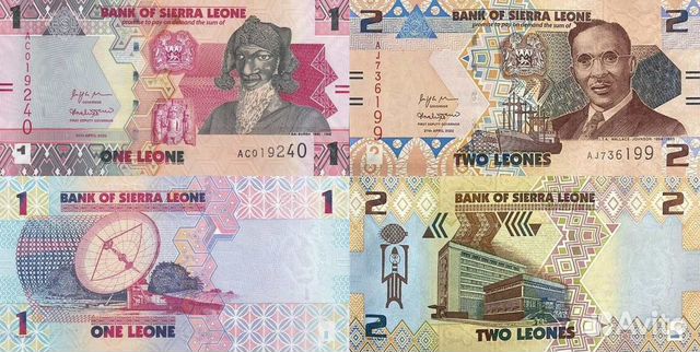 Банкноты Сьерра-Леоне, Свазиленда, Сингапура