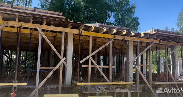 Аренда опалубки, строительных лесов от 2х недель
